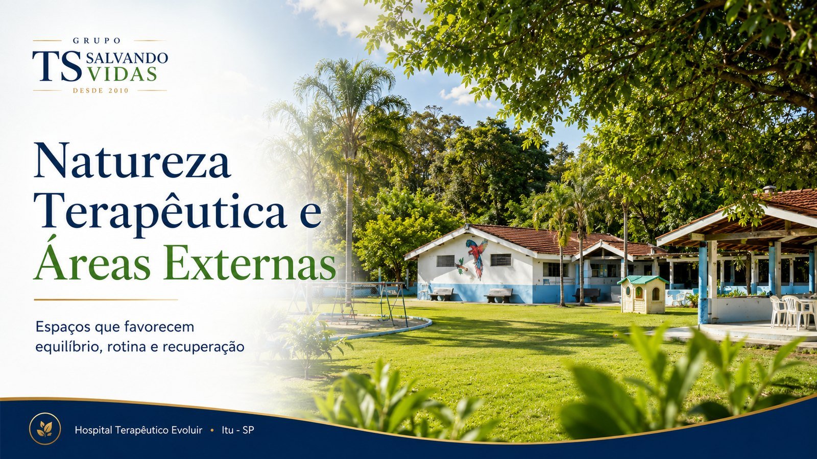 Equipe multidisciplinar no Hospital Terapêutico Evoluir em Itu-SP